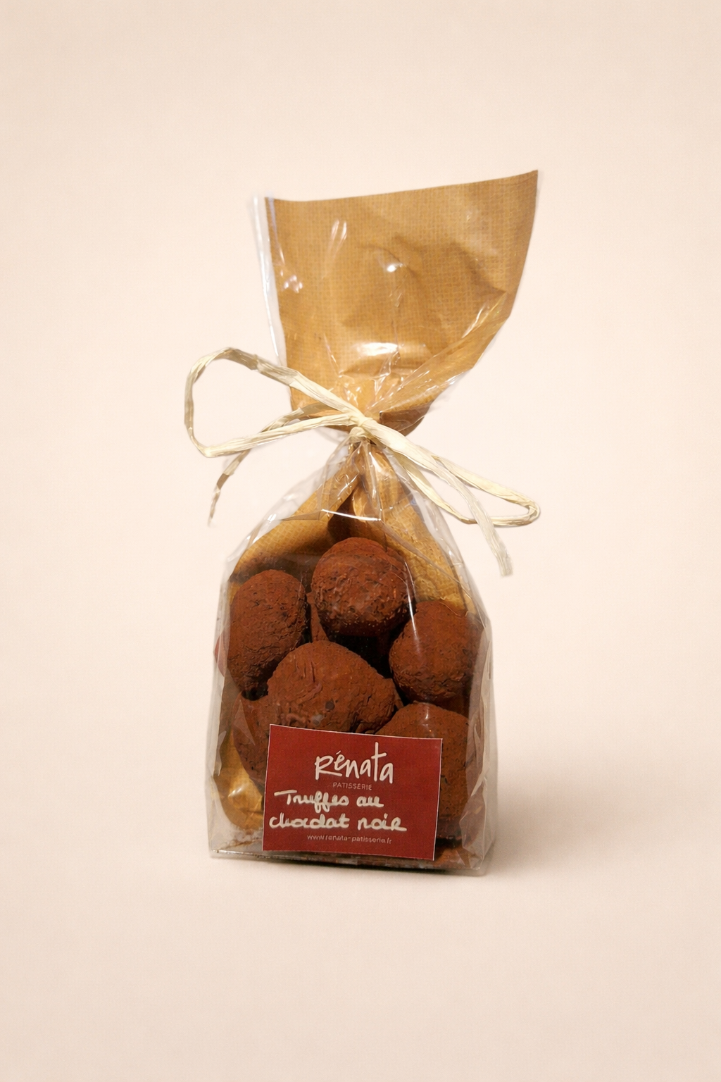 Truffes au chocolat noir