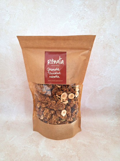 Granola noisette chocolat